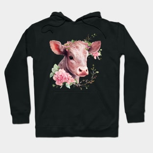 Calf with flowers Hoodie